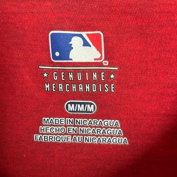🍁3/$20 Chicago Cubs Major League Baseball Red T Shirt M - Picture 4 of 5